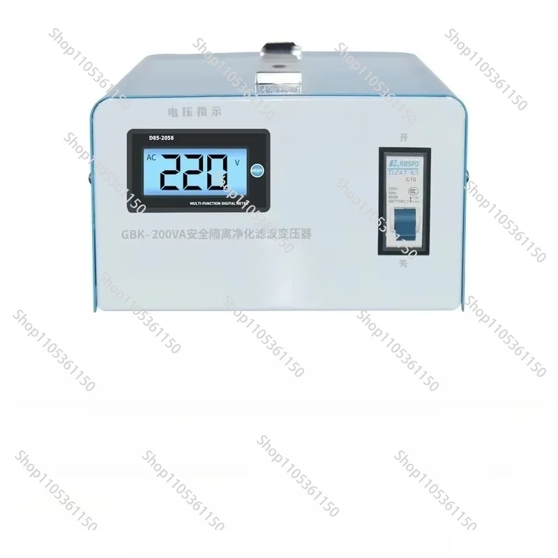 Isolation transformer, single-phase power supply for audio and audio electrical maintenance