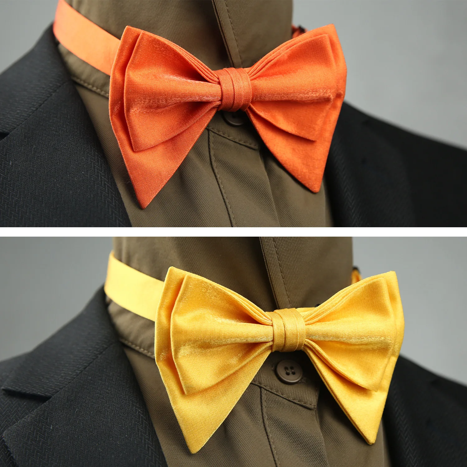 nova-gravata-borboleta-dupla-camada-em-camurca-dourada-para-apresentacoes-formais-masculinas-casamentos-trajes-de-cavalheiros-e-acessorios-de-vestuario-formal