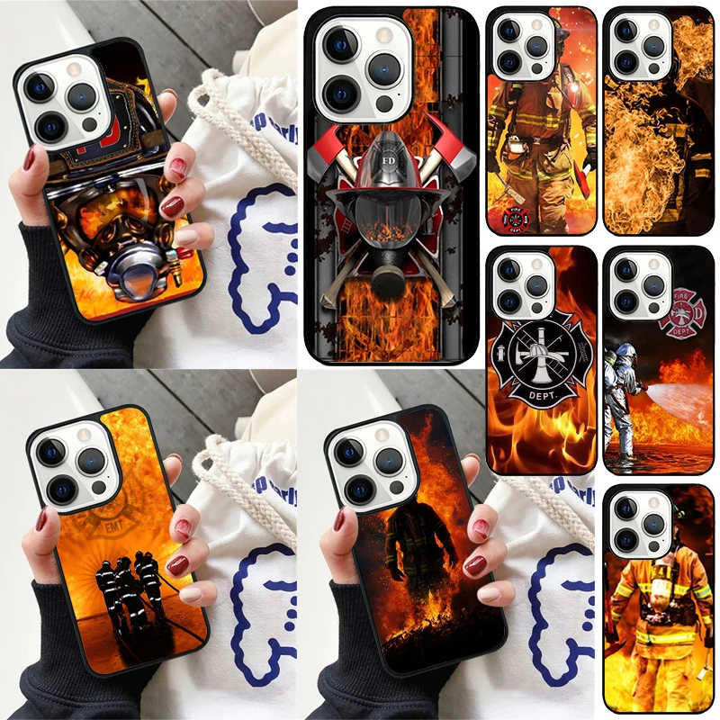Funda de móvil bomberos para iPhone 16 Pro Max – Antigolpes y resistente - imagen 2