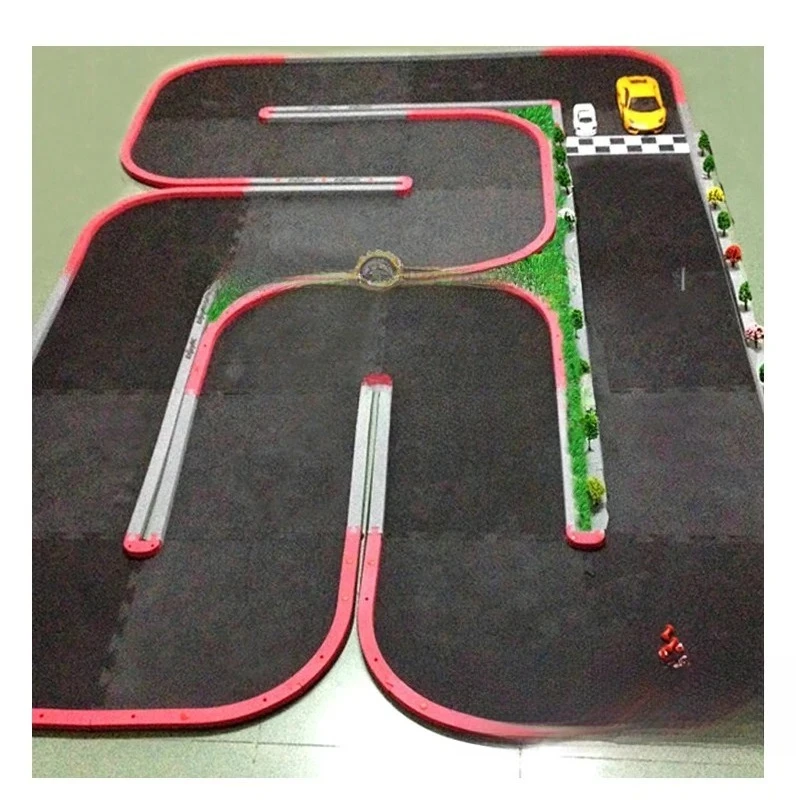 3X2M 4WD Car Mini Track Toy Racing Track Timing RC Car Track RC Car Scene Decorative Accessories