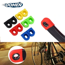 DOMEN Bicycle Silicone Crank Arm Protector Cover Bicycle Sleeve Pedal Crankset Bike Crankset Protective Caps Bicycle Accessories