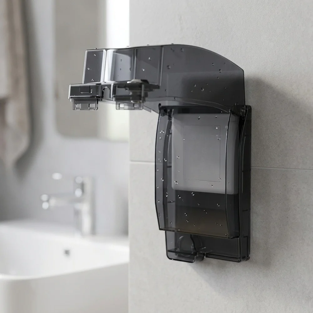 For High Humidity Areas Lockable Outlet Box Socket Protection Weatherproof Switch Box Theft Prevention Feature