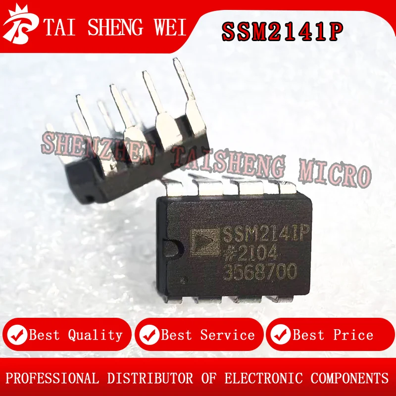 5PCS Brand New SSM2141 SSM2141P 2141P DIP-8 High Common-Mode Rejection Differential Line Receiver