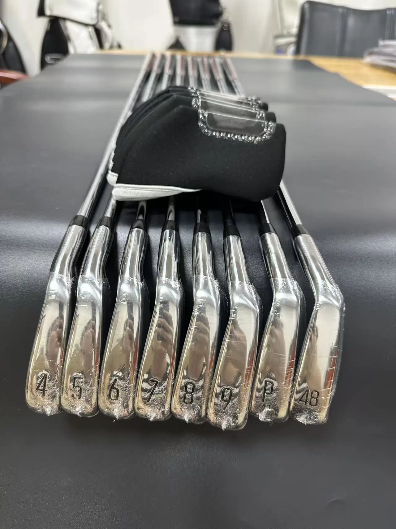 

Мужские 2024 новые 200 клюшек для гольфа серебристые T200 утюги для гольфа 8 шт. 4-9P/48 R/S гибкая сталь/графитовый вал с крышкой головки Бесплатная доставка