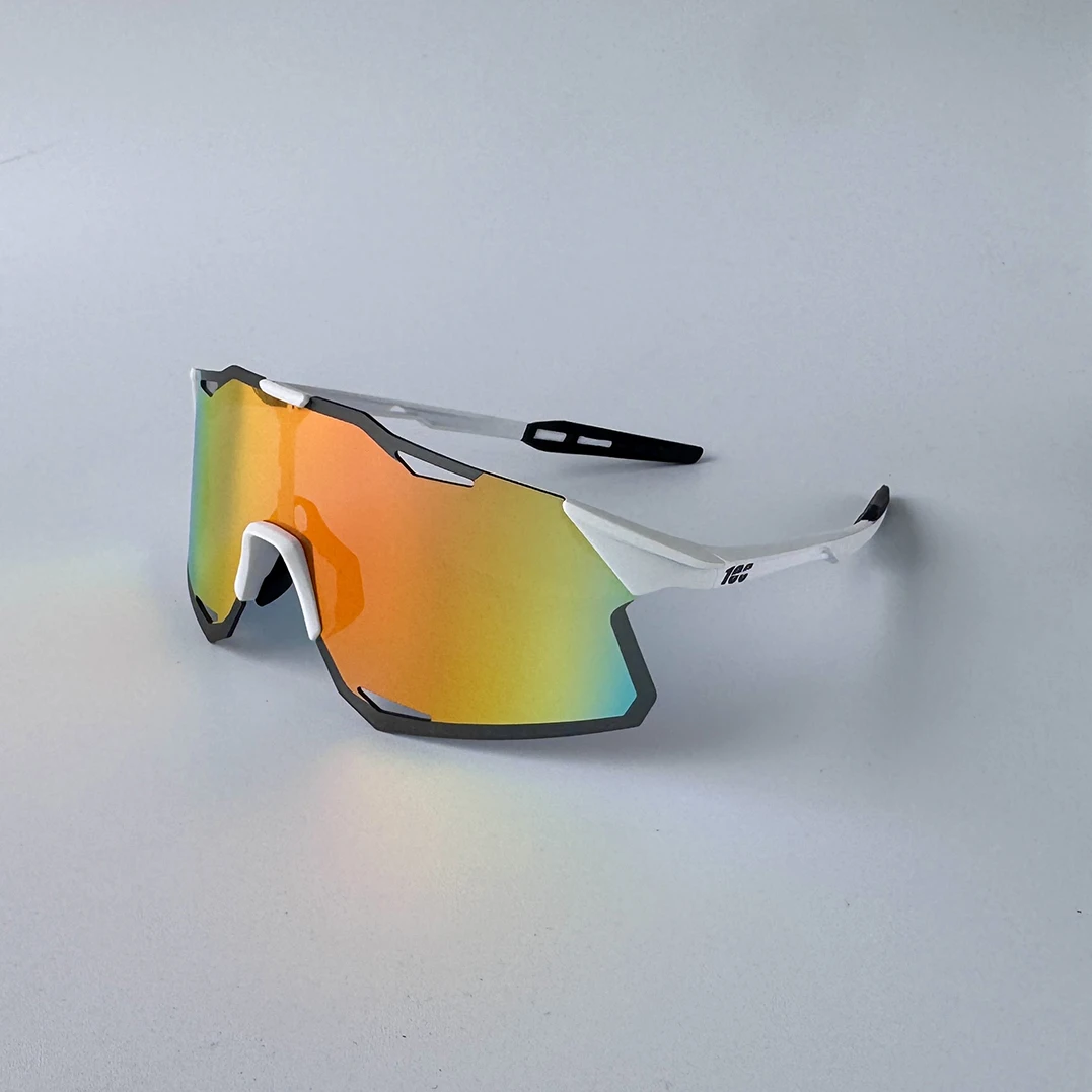 100 óculos de ciclismo mtb estrada motocross óculos proteção uv400 óculos de sol ultra leve masculino esportes ao ar livre equipamentos