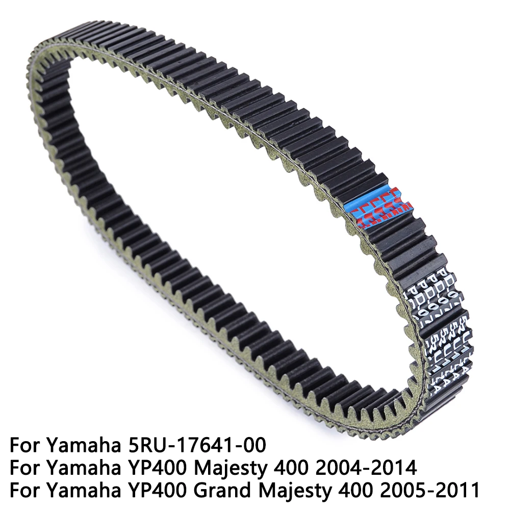 Motorcycle Drive Belt for Yamaha YP400 Majesty 400 2004-2014 YP 400 Grand Majesty 400 2005-2011 Belt Parts 5RU-17641-00