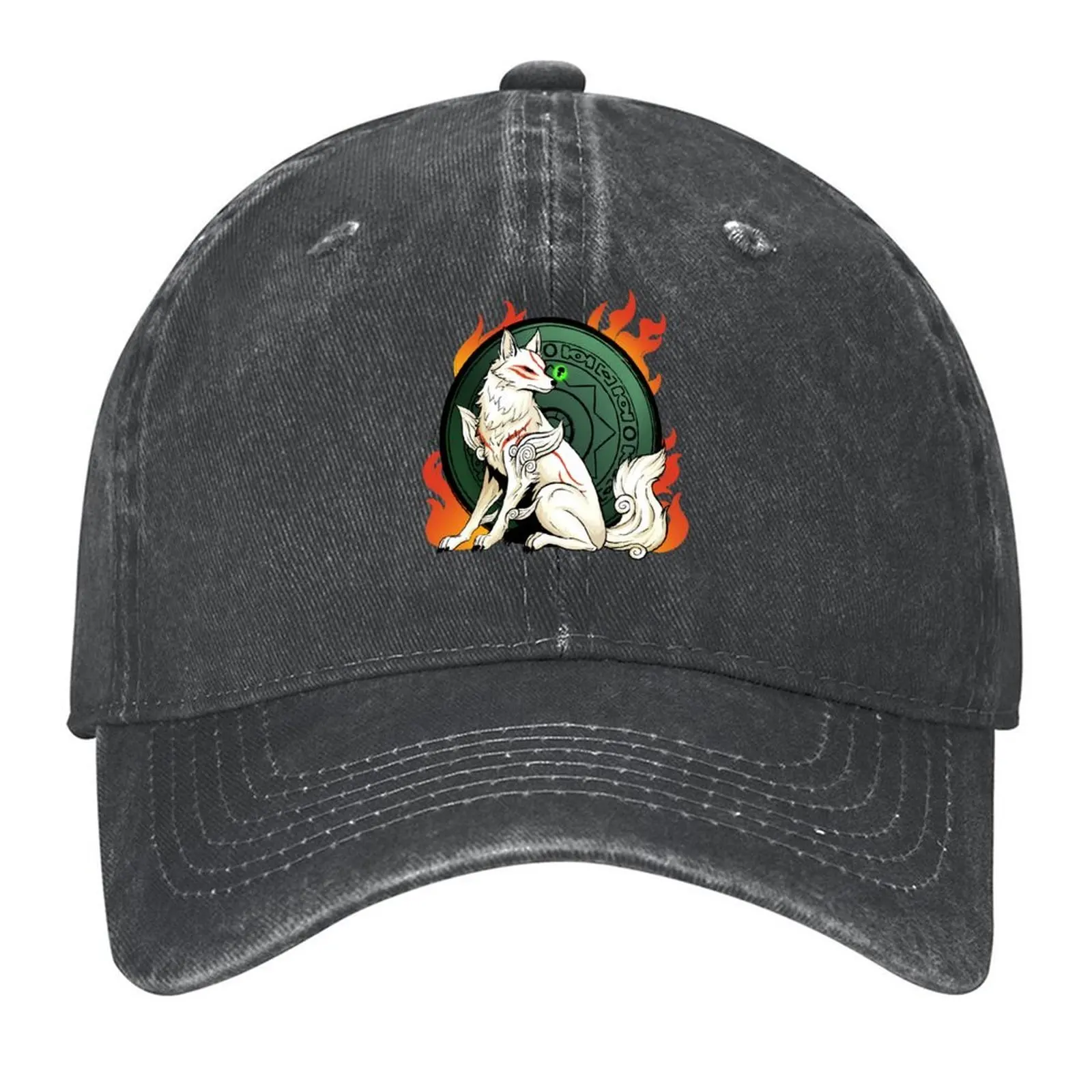 

Okami and Issun Baseball Cap Trucker Hat Hat Luxury Brand Thermal Visor Beach Outing Female Men's