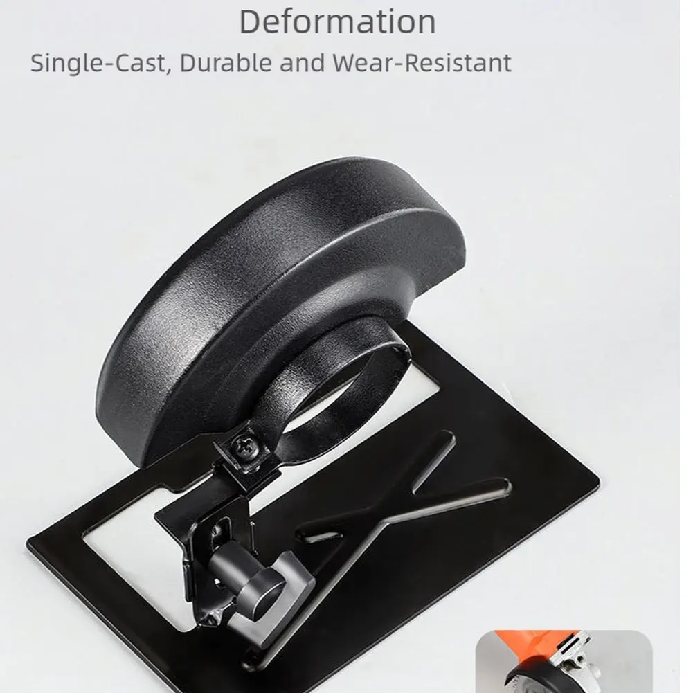 For On-the-Go Renovations 3.54 Inches Wide Adjustable Cutting Bracket Adjustable Angle Grinder Stand Woodworking Tools