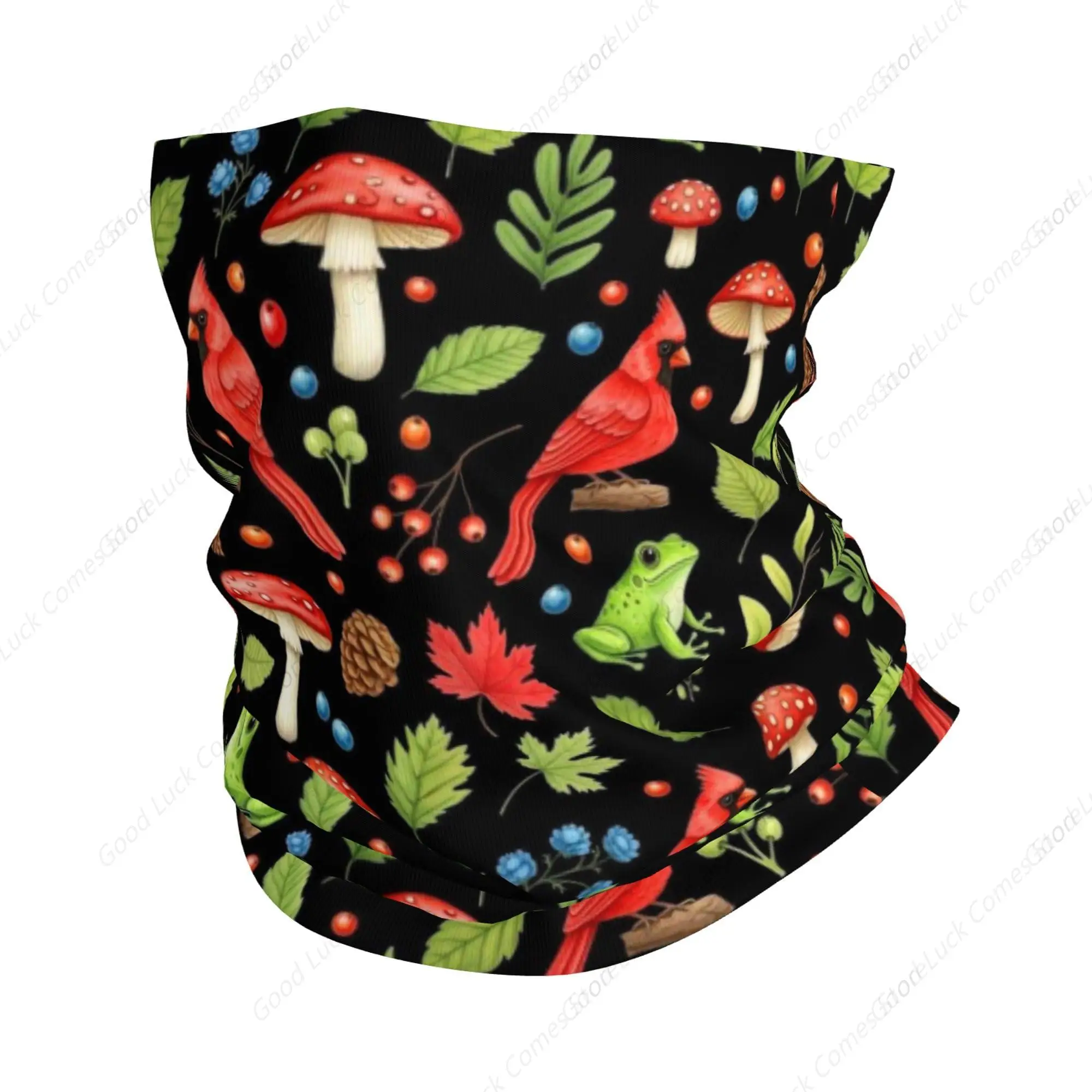للجنسين عيد الميلاد الأحمر الطيور الخريف الخريف يترك الضفدع الفطر غطاء الوجه موضة قابل للغسل أنبوب الوجه عصابات للخارجية والمهرجان