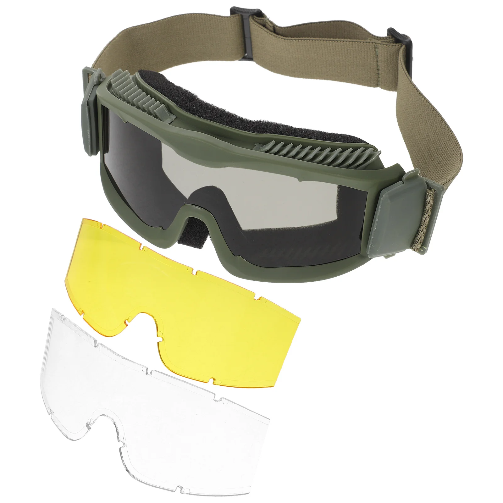 

1Set Outdoor Windproof Goggles Hunting Cycling Training Protective Goggles Comfortable Nose Pad