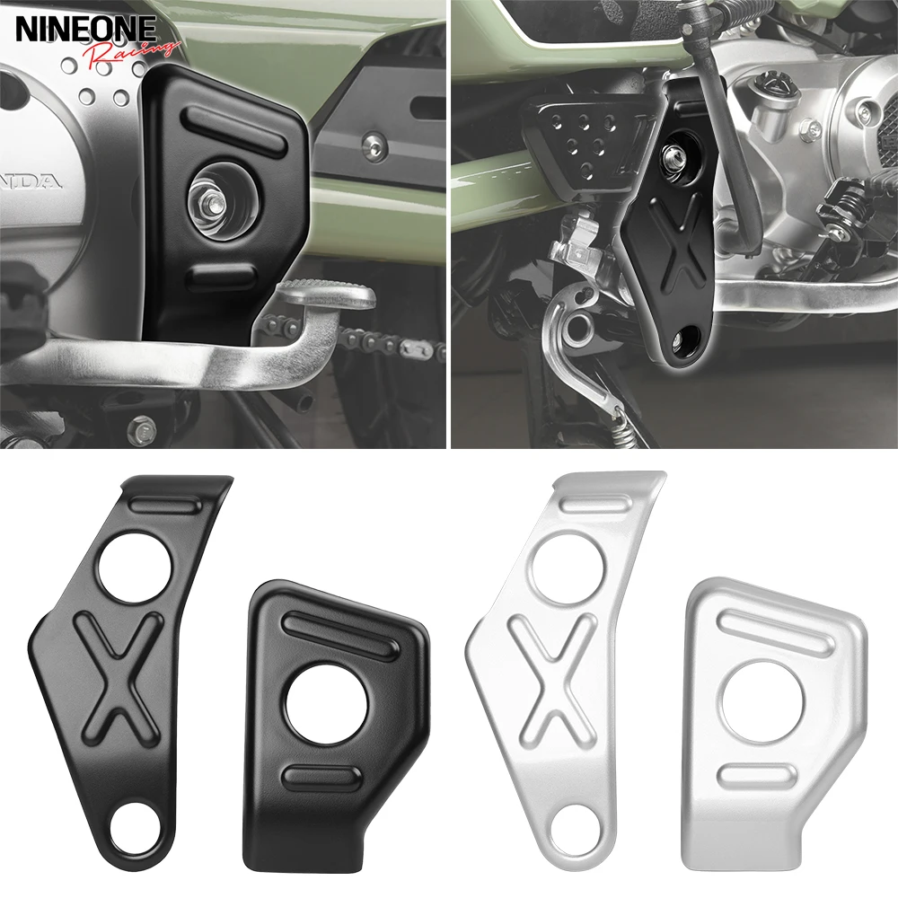 

CT125 ABS Plastic Foot Peg Footrest Rear set Heel Plates Guard Protector For Honda Hunter Cub CT125 CT 125 2020-2025 JA55 JA65