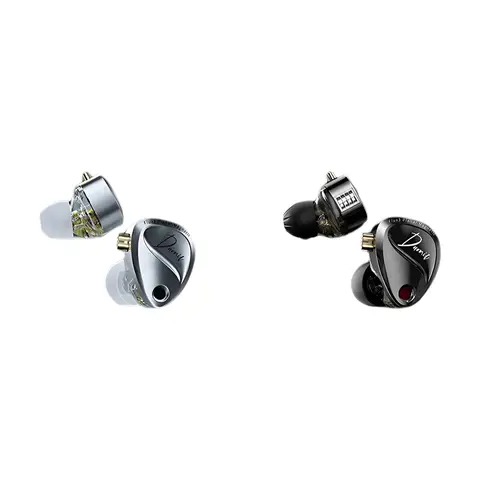 KZ Duonic Unidade magnética planar de três ímãs HiFi Profissional Análise de alta definição Fones de ouvido intra-auriculares de qualidade de som sem perdas