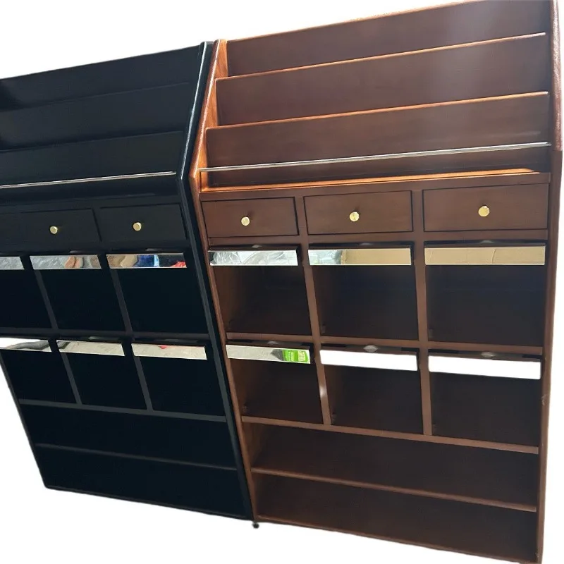 Retro Wooden Magazine Bookshelf for Nordic Style Living Room Study Minimalist Japanese Storage Cabinet for Small Spaces