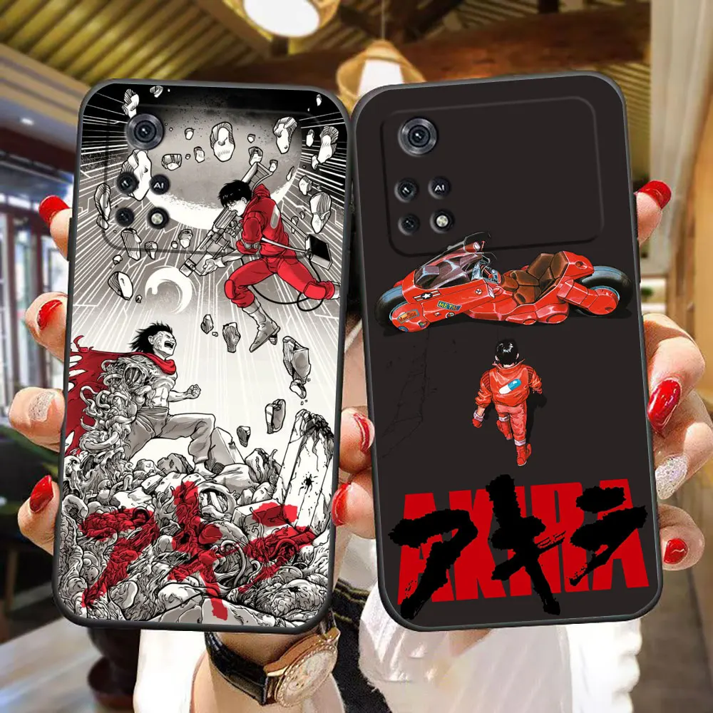 Anime A-AKIRA V-Voltron Phone Case For Xiaomi 10T 11 11T 12T 13 13T 14 Poco X5 X4 X3 M6 M5 M4 M3 F6 F5 F4 F3 GT NFC Case Funda