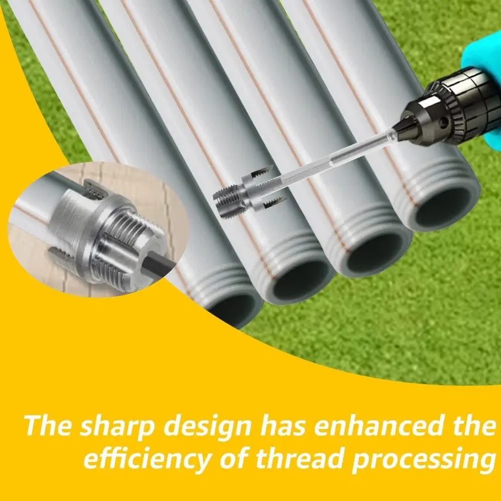 1 Inch Pipe Threader Internal External Easy-Operate PVC PPR Threading Tap Multi-Use Powerful Claw Universal Thread Tool