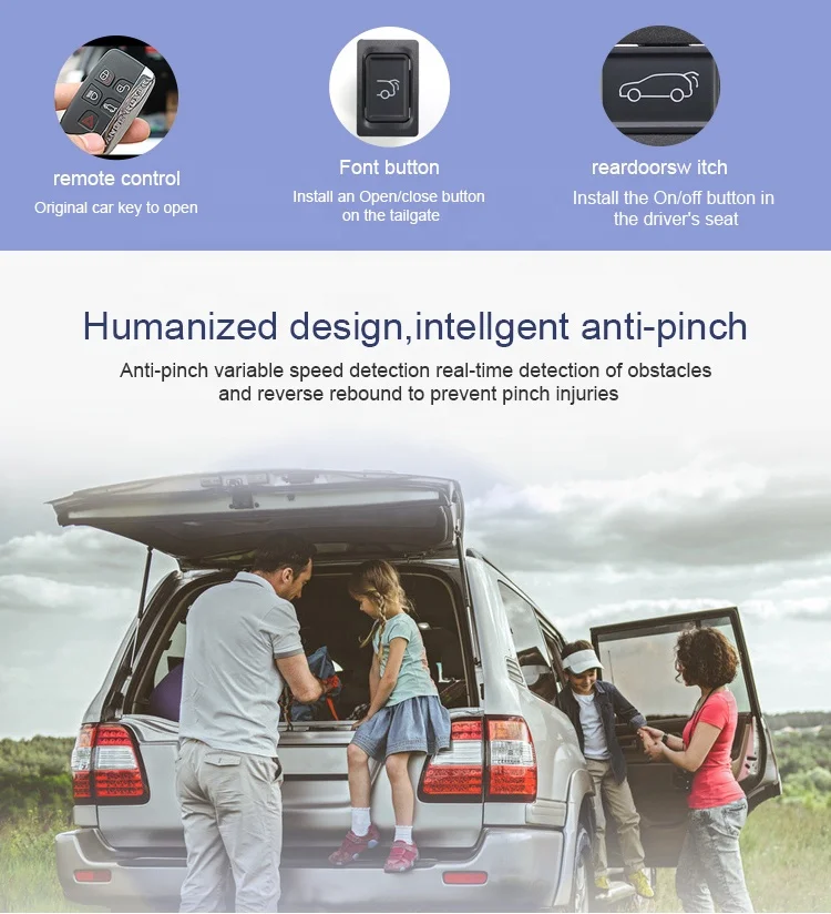 Applies to Automatic Power Tailgate Boot Opener Rear Trunk Lift Gate Kits for Vinfast VF8 Modified Electric Tailgate Kits With K