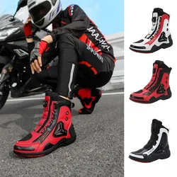 Riding Tribe  Motorcycle Boots Men Motocross Botas Moto Motorboats Shoes Motorbike Racing Career Bicycle Speed Boots