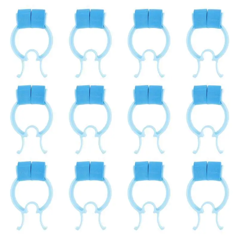 1 Set 12pcs Nasal Clips Nose Shapers Portable Stop Nosebleeds Clips Nosebleed Stoppers Nasal Clamps