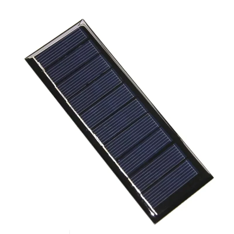 Precio de fábrica 500 Uds 0,85 W 5V Mini Panel Solar de célula Solar DIY sistema de cargador Solar para carga de batería de 3,7 V 140*49,5 MM