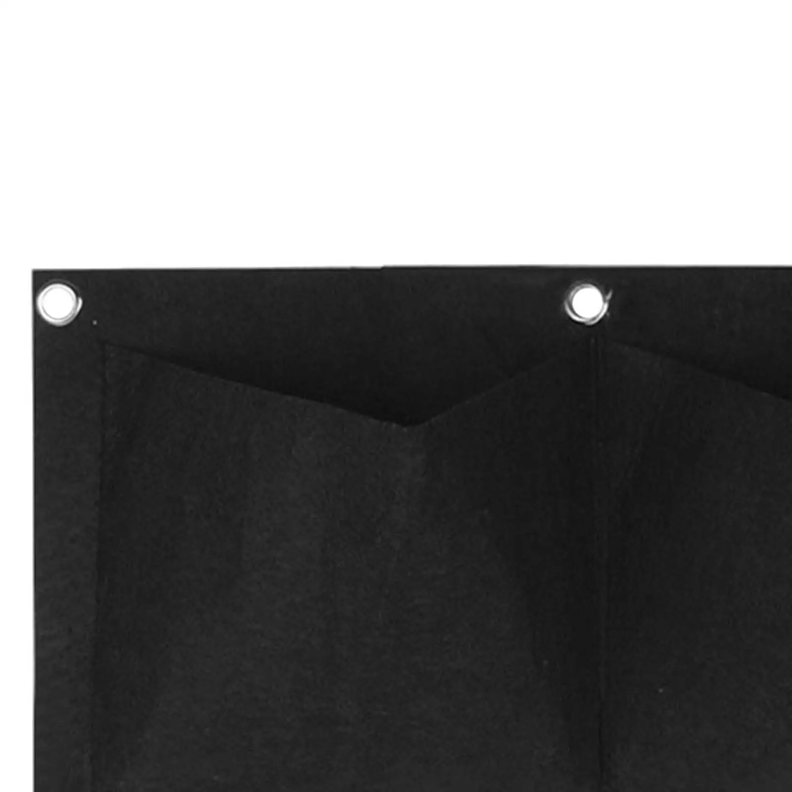 Saco de plantio para pendurar na parede, resistente, prático, 2 bolsos para pátio, porta de casa