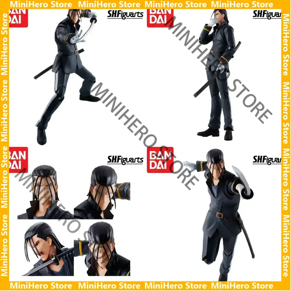 

В наличии: Оригинальная коллекционная фигурка Bandai S.H.Figuarts Rurouni Kenshin Сайто Хадзиме, масштаб 1/12, ПВХ