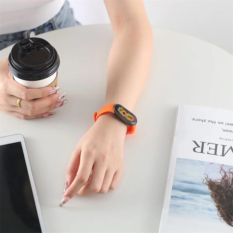 3Pcs Silicone Strap for Xiaomi Mi Band 10 9 8 Strap NFC Sport Bracelet pulseira Correas Xiaomi Smart Band 10 9 8 Accessories
