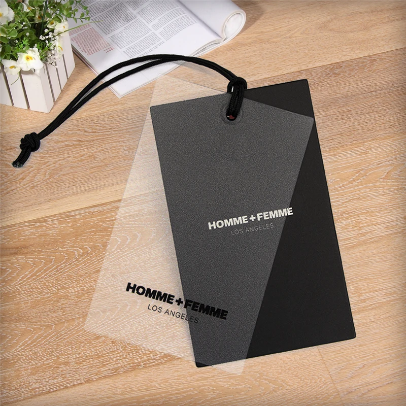 

Custom Tag Products Clothing Tag Clothing Label Paper Customized Logo PVC Logo for Box Shoes and Clothing