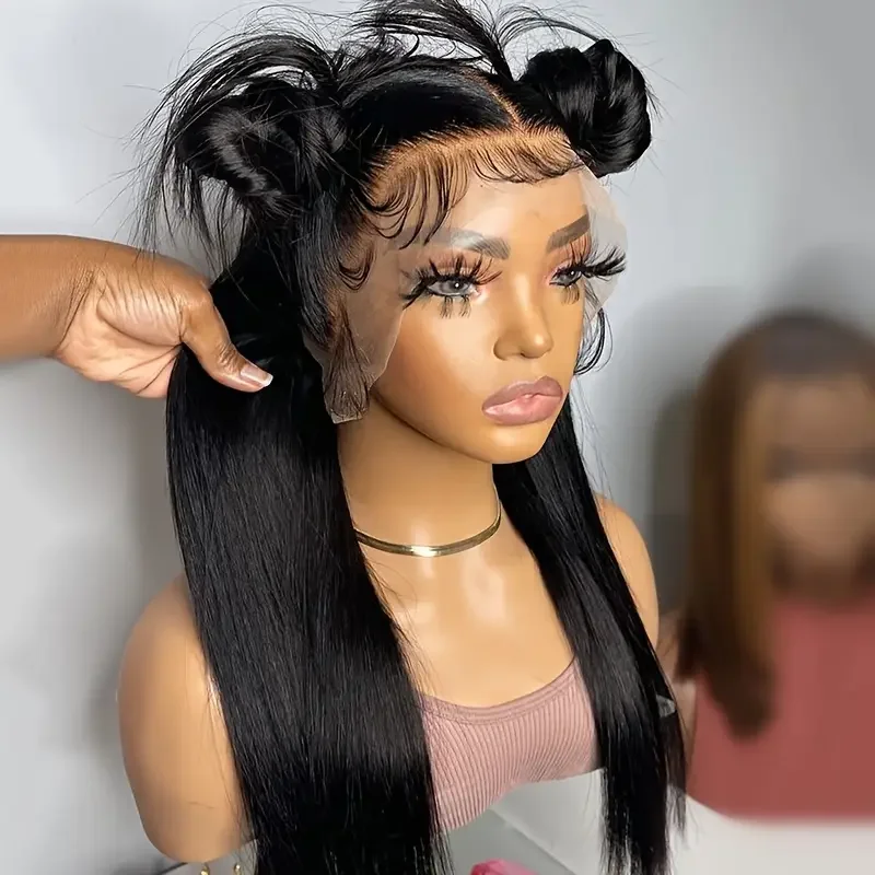 

13x4 13x6 Hd Lace Frontal Wig Brazilian Straight Lace Front Wig Human Hair 30 Inch 360 Lace Frontal Wig 4x4 Glueless Closure Wig