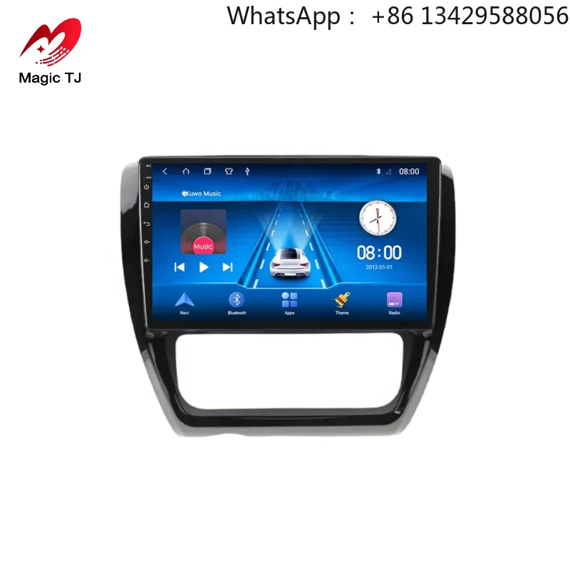 

For Volkswagen Sagitar 2012-2018 Models All-In-One Car for DVD Player Reversing Image and Navigation Central Control Screen