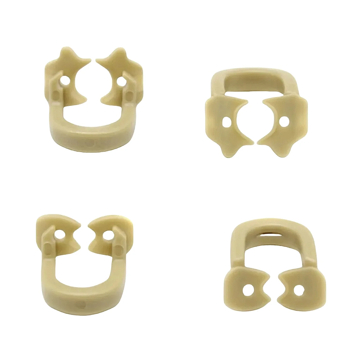 

4 шт./упак. Зажимы для дентального дампа (резинового барьерного материала), клипсы для полимерных материалов, автоклавируемые, 134 ° Стоматологический материал C L/S, инструменты для стоматологов