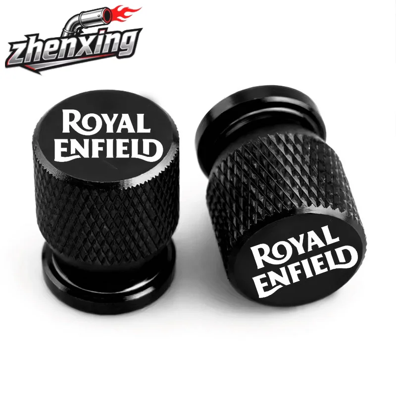 For Royal Enfield Bullet/Meteor/Classic 350 500 Interceptor 650 Continental GT 535 Himalayan 411 400i Moto CNC Tire Valve Caps image 3