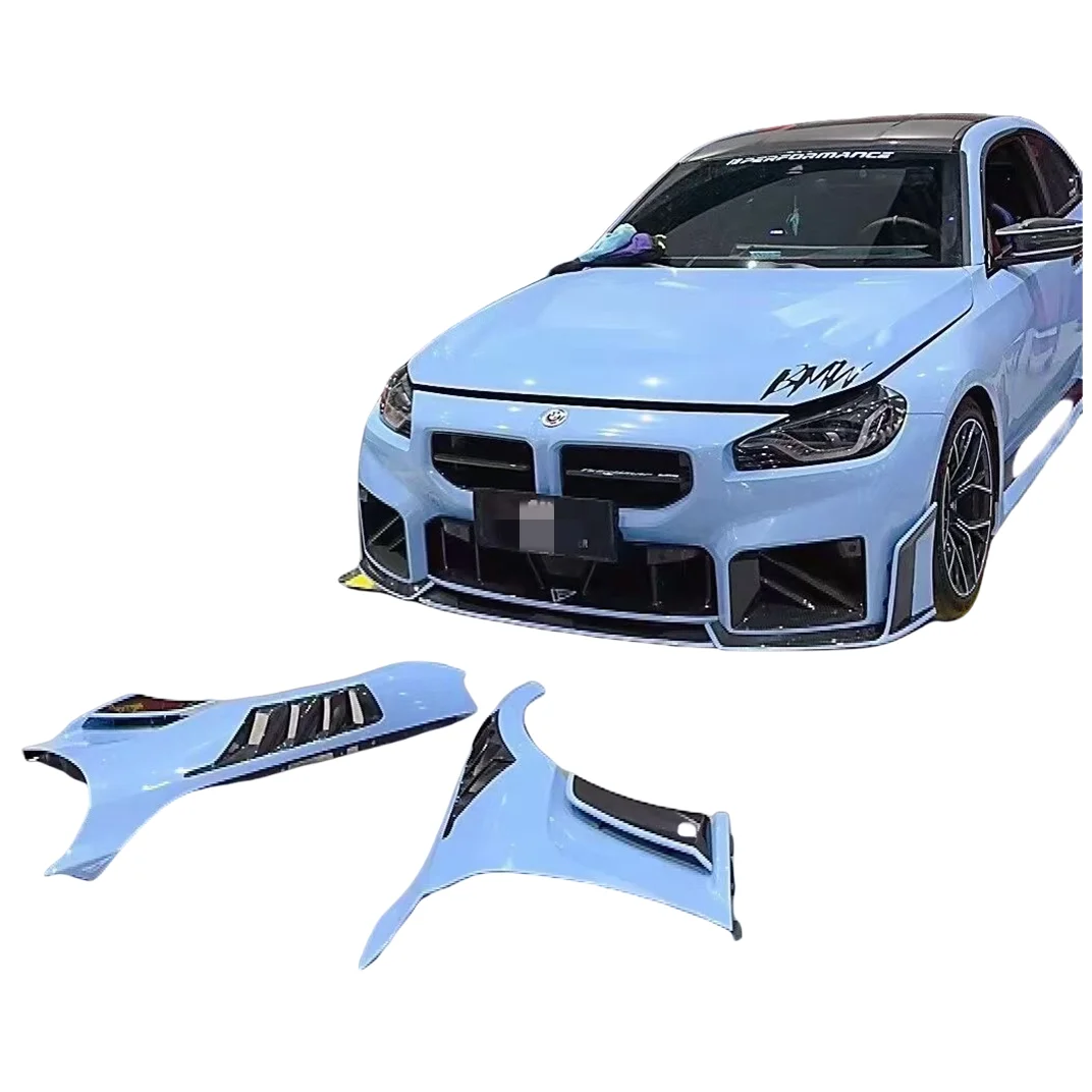 

M2 G87 air Outlet Mudguard for BMW M2 G87 Dry Carbon Fiber Mudguard Car Fender