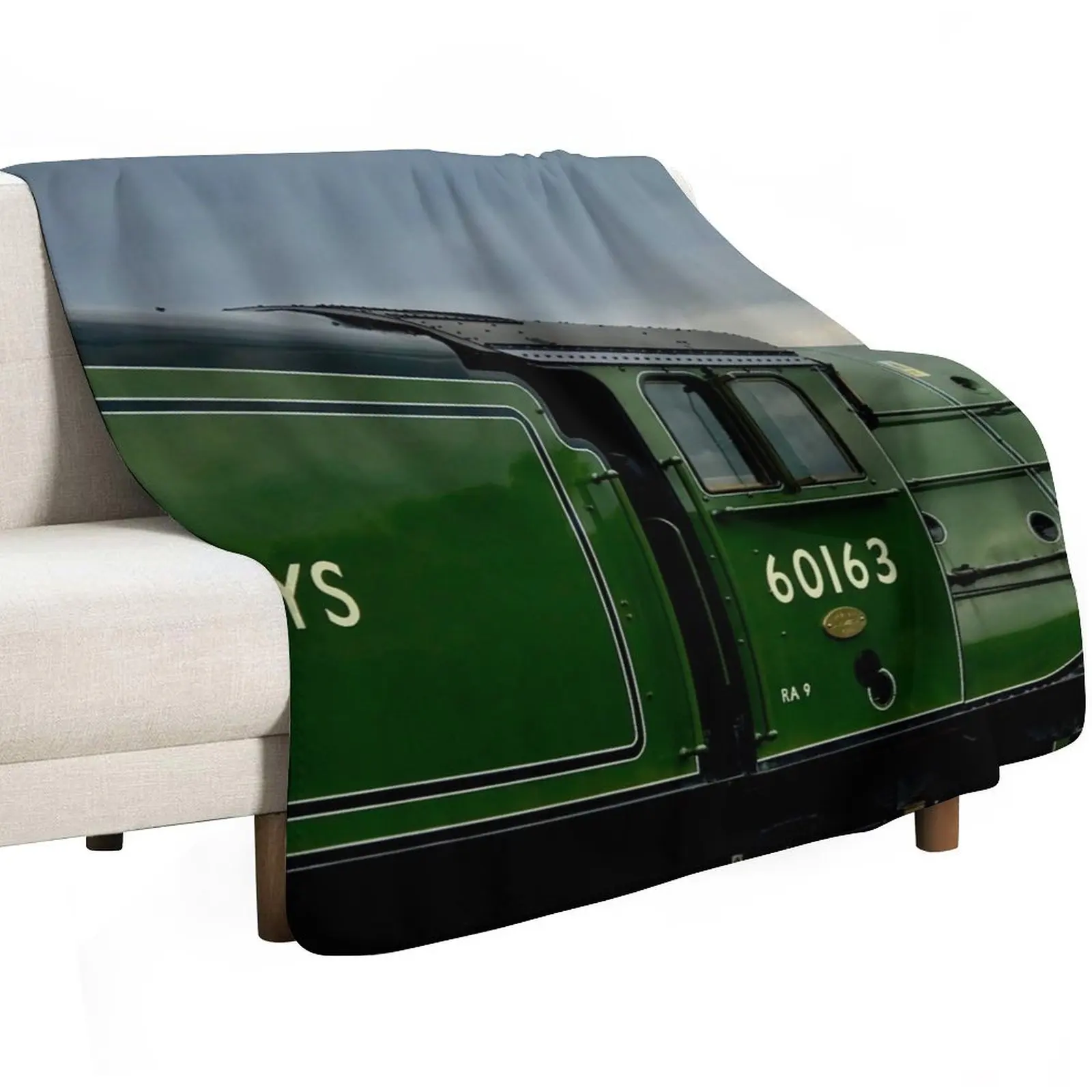 Tornado 61063 Steam Locomotive Throw Blanket christmas gifts Flannel Fabric Nap Soft Plaid Furrys Blankets