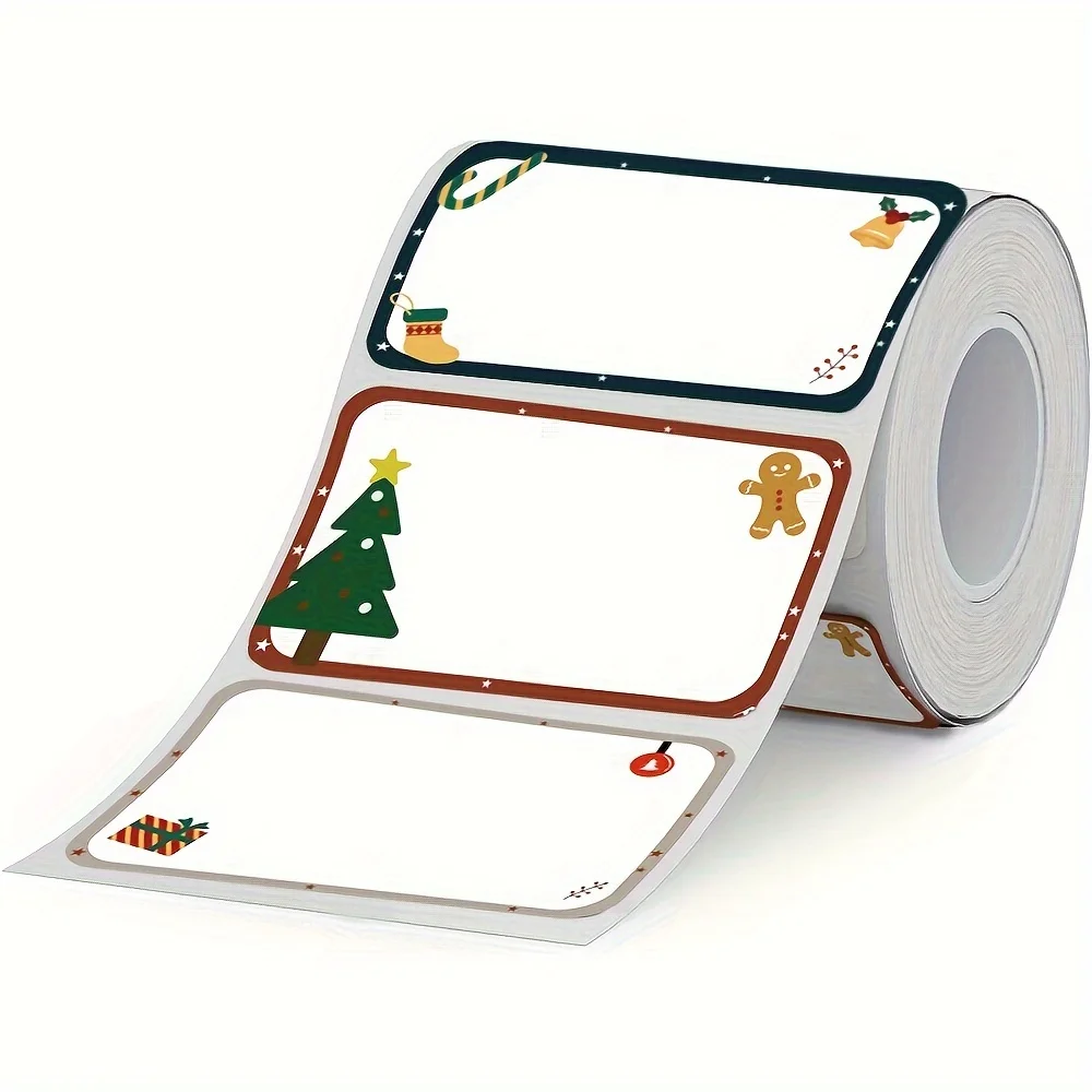 Christmas Labels B1/B21/B3S Label Printer, Thermal Labels 2'' X 1.18''(50X30Mm), Oil-Proof Sticker Labels