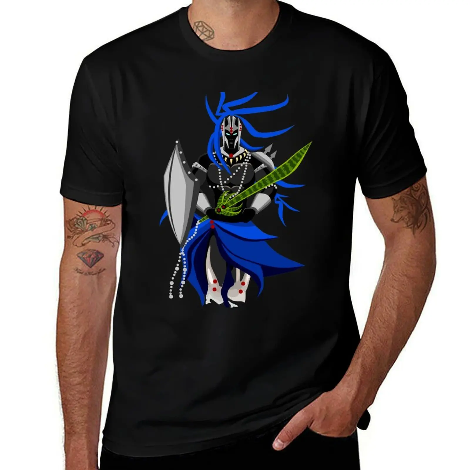

Warrior Ogum orixá T-Shirt Anti-Pilling Casual T-Shirt