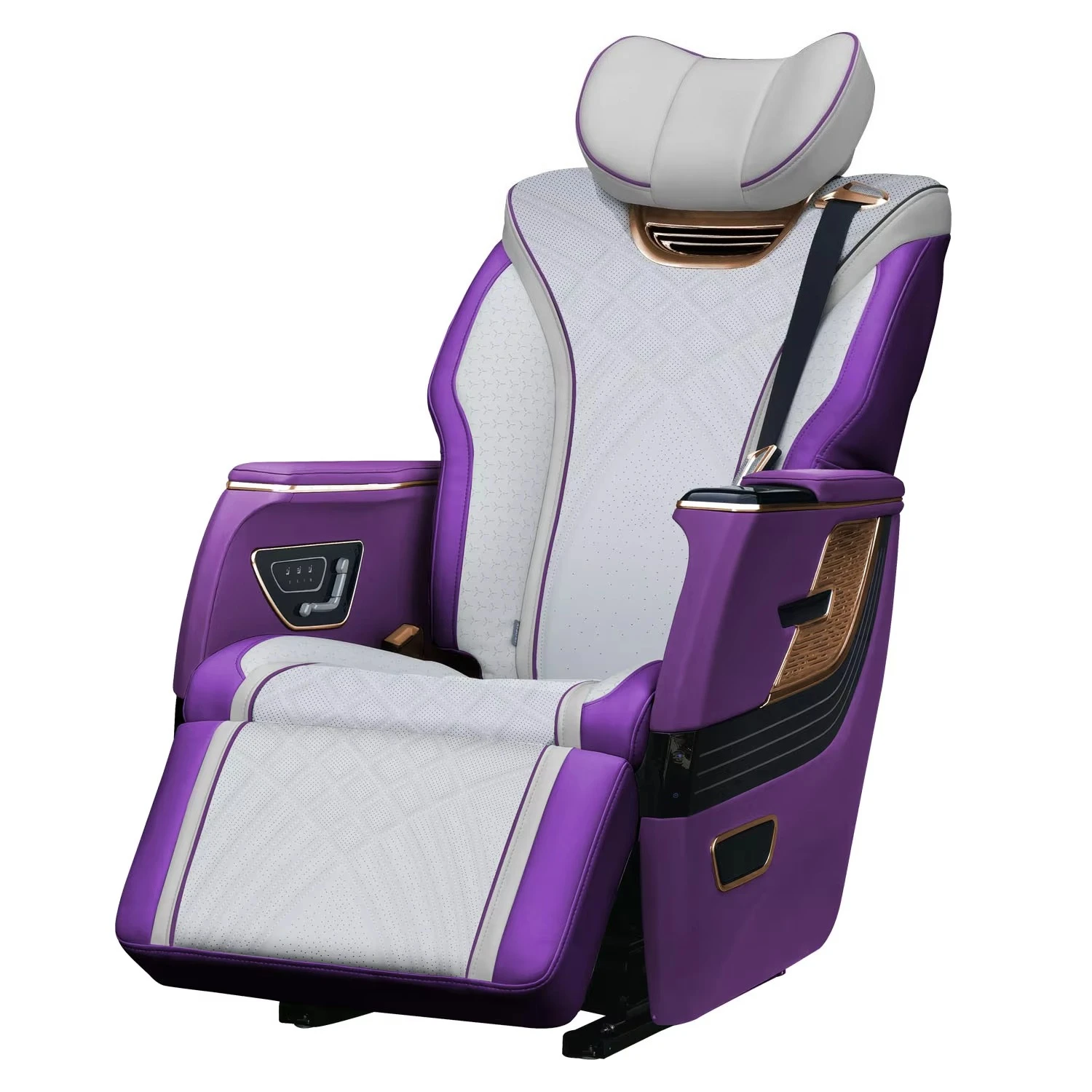 ANSHI VIP RV VAN Limousine Electric Adjustable Ventilation Modified Luxury Set Swivel Leather Car Seat