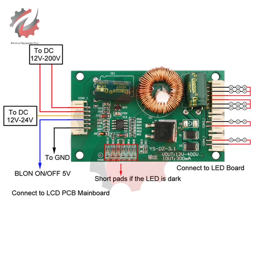 Universal LED LCD TV Backlight Driver Module LED Inverter Board 14-65 Inch Boost Constant Current Converter Booster Adapter