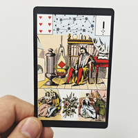 Grand Jeu De Mlle Lenormand Deck 9*6cm Printed on 350GSM Double Embossed Cardstock 54 Pcs Lenormand Oracle Cards
