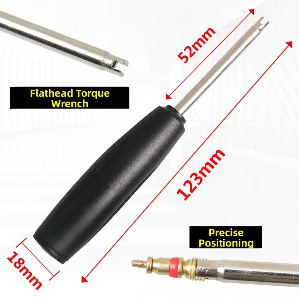 Wrench Valve Core Tool Standard Bore Valve Core Installation Or Removal Tools For Car Motorcycle Tire TPMS Deflation Removal