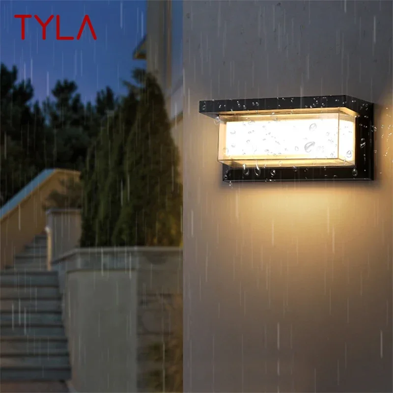 

TYLA Contemporary LED Outdoor Wall Lamps Electric Simplicity Waterproof Balcony Hallway Courtyard Villa Gate Hotel