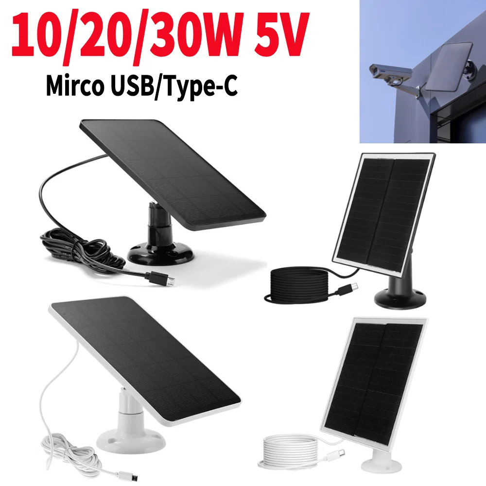 Solar Panel 10W Solar Cells Charger 5V Outdoor Hiking Waterproof Sunpower Charging Panel for Small Home Light System