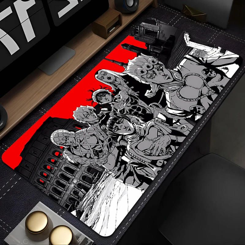 Alfombrilla de ratón para juegos, alfombrilla grande para teclado, accesorios para juegos, alfombrilla para jugador, alfombrilla para mesa, alfombrilla para PC de Anime, alfombrilla para ratón JOJO XL XXL XXXL