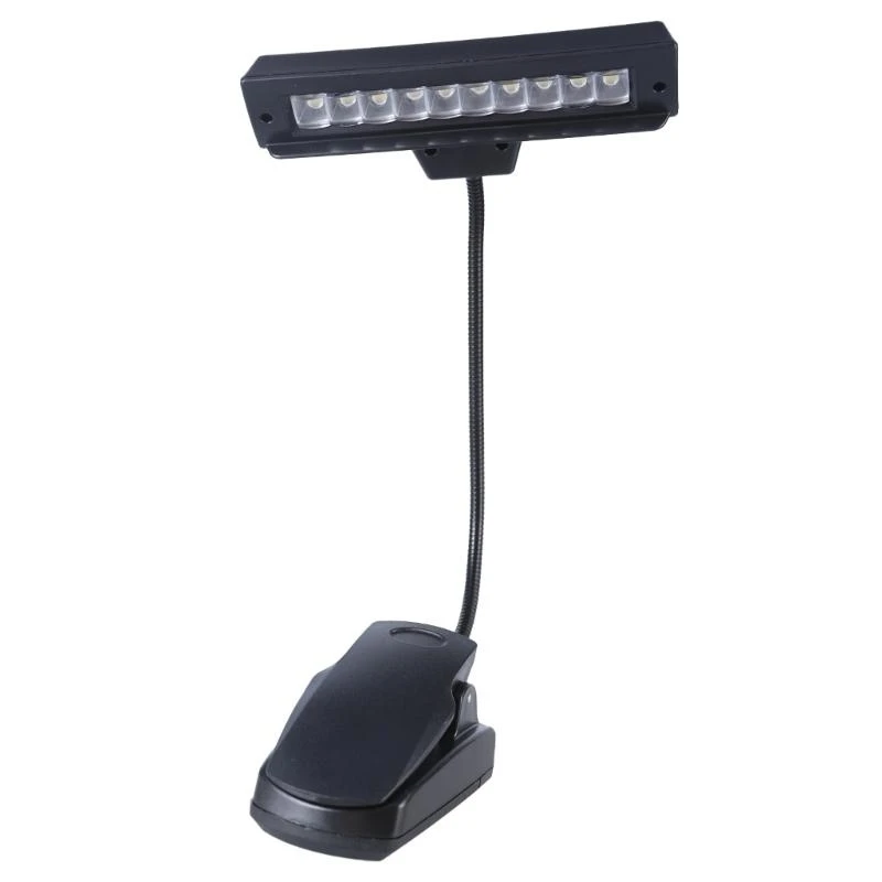 G6DD Easy to Attach 10 LED Reading Light with USB and AA Battery Power, Suitable for Indoor and Outdoor Setting