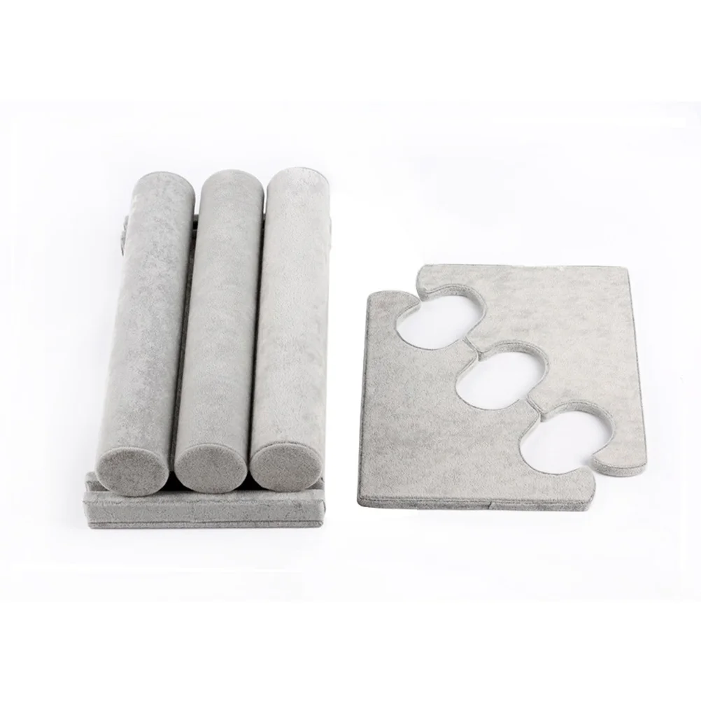 

Bracelet Display Stand Detachable Three Tier Jewelry Organizer Holder For Storage Display Grey Bangle Stand