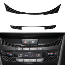 Car Air Conditioning Switch Interior Sequins Sticker for Peugeot 2008 208 2014-2018 2Pcs/Set Accessories