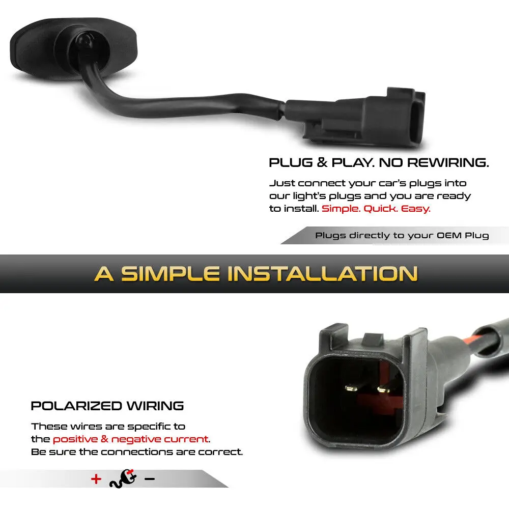 Feu de position latéral de pare-chocs LED avant et arrière, lentille fumée, pour F150 Raptor 2010 – 2014