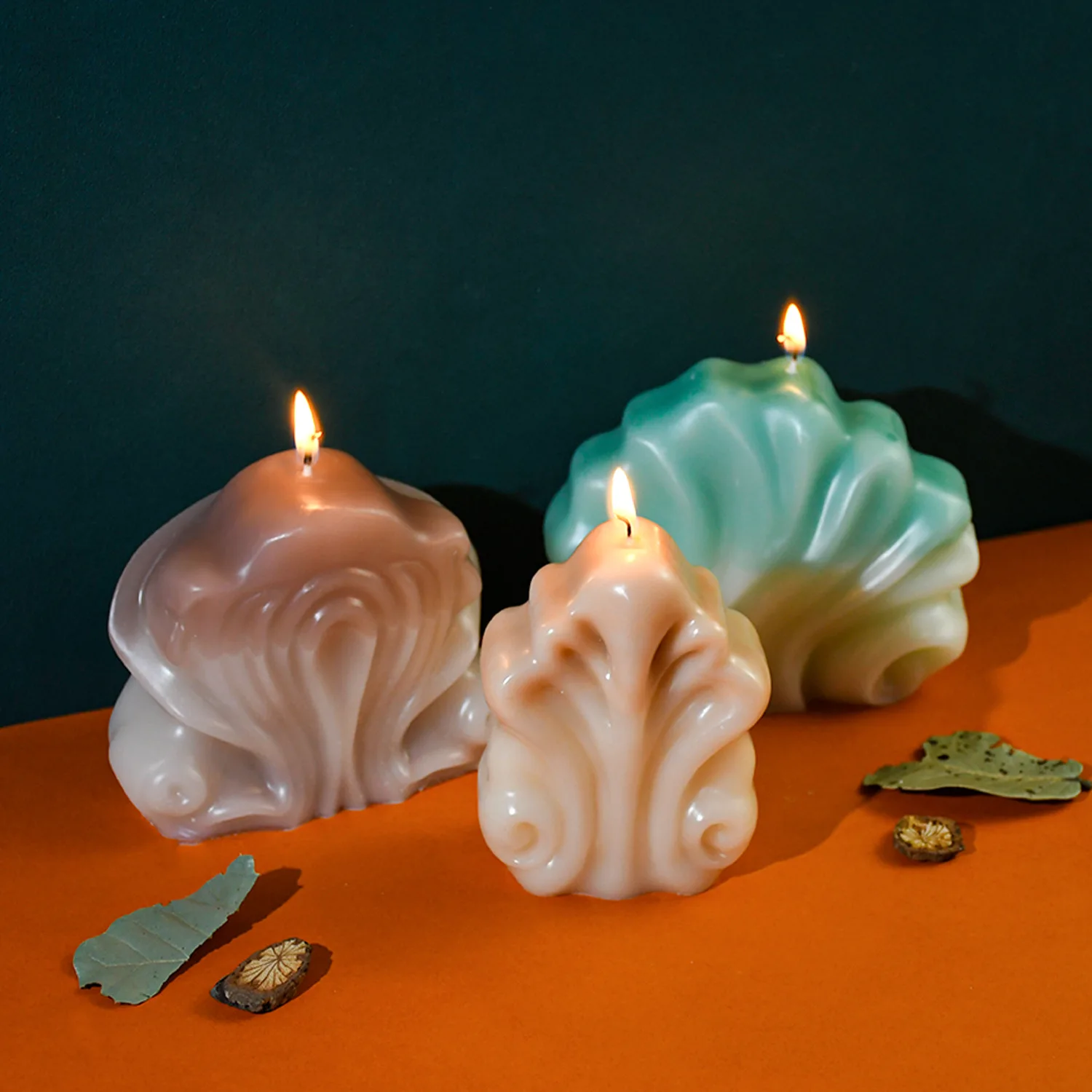 Ocean Shell Candle Silicone Mo - огляд і ціна Resin Ocean Wave Mold