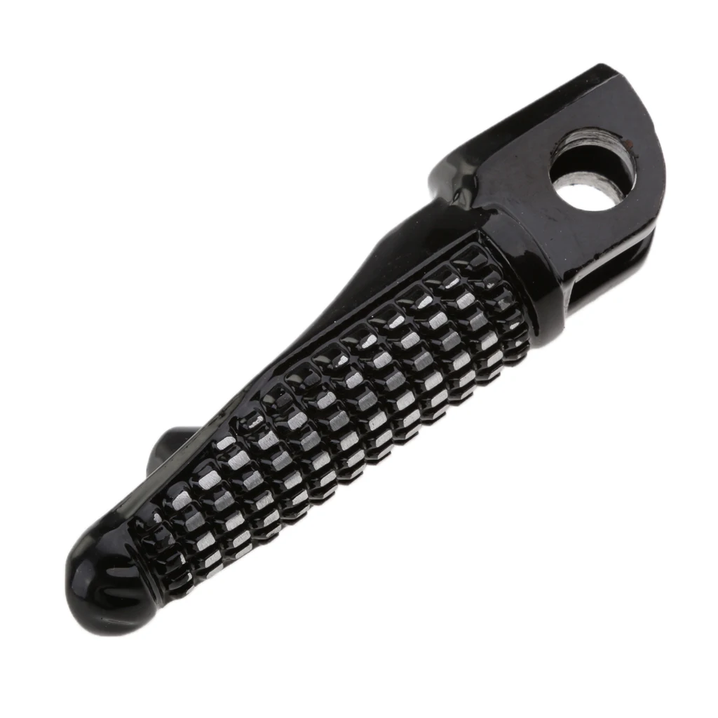 Large Comfortable Motorcycle Front Foot Pegs Black CNC Metal Pedals for Kawasaki ZX6R ZX10R ZX9R Z1000 Z750 Touring