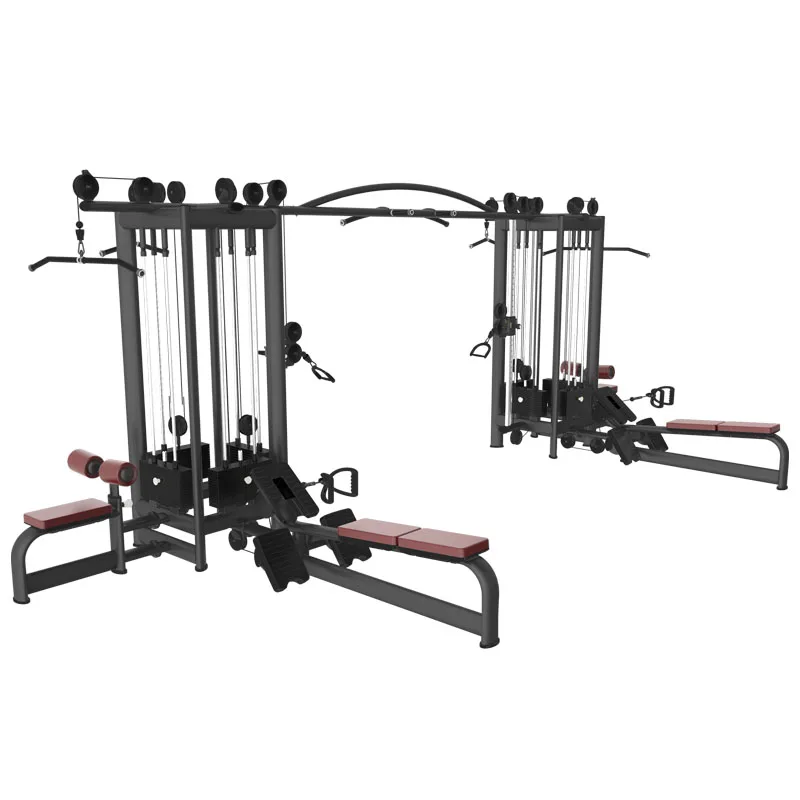 Factory Strength Training Machine Gyms Multi Function Station 8 Station Gym Equipment