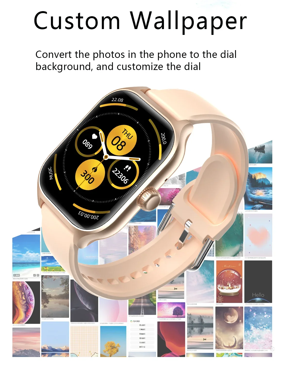 Smartwatch with 2.01-Inch Color Screen, Bluetooth Calling and Fitness Tracking description 7